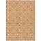 Edge Collections - 5' x 8' - Orange - Durable Geometric Area Rug for Indoor and Outdoor Use - 1 Piece